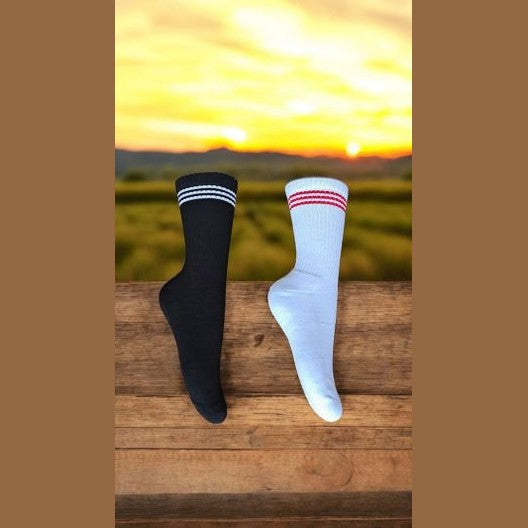 SKU 2076 2 PARES CALCETIN ALGODON/MULTIPROPOSITO