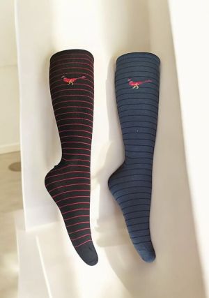 SKU 8042 BIPACK CALCETIN ALGODON CON DISEÑO