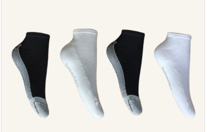 Tobilleros de Bambú con Cobre Mujer, 6 Bipack 12 Pares