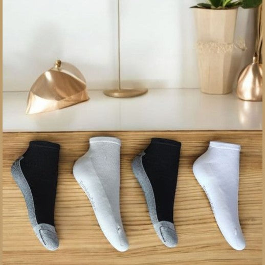 Tobilleras de Bambú con Cobre Hombre, 6 Bipack 12 Pares