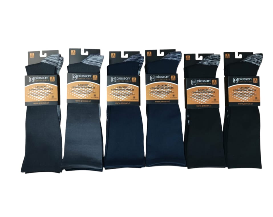 Calcetas Compresión Cobre 6 Bipacks (12 Pares)