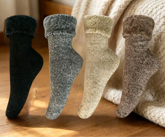 Calcetines Mujer Algodón Térmicos y Abrigadores Pack 12 Pares