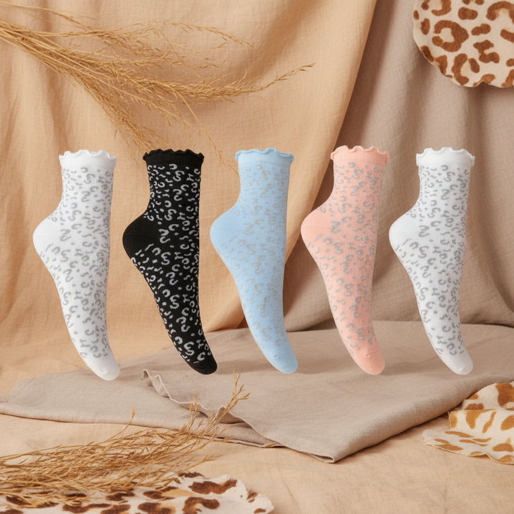 Calcetines Animal Print Leopardo Mujer, 6 Bipack - foto 2