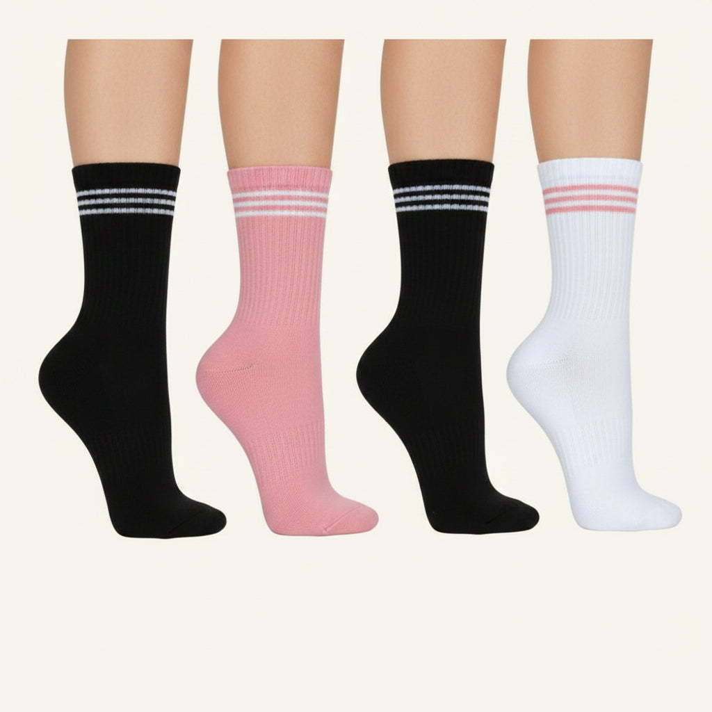 Calcetines Deportivos Tres Rayas Unisex, 6 Bipack - foto 3