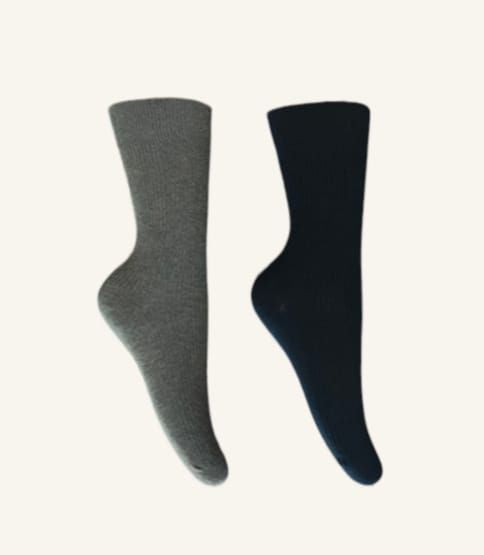 2 PARES DE CALCETIN ESCOLAR
