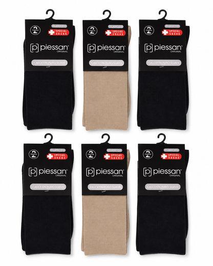 Calcetines Lisos de Algodón, 6 Bipack 12 Pares - foto 2