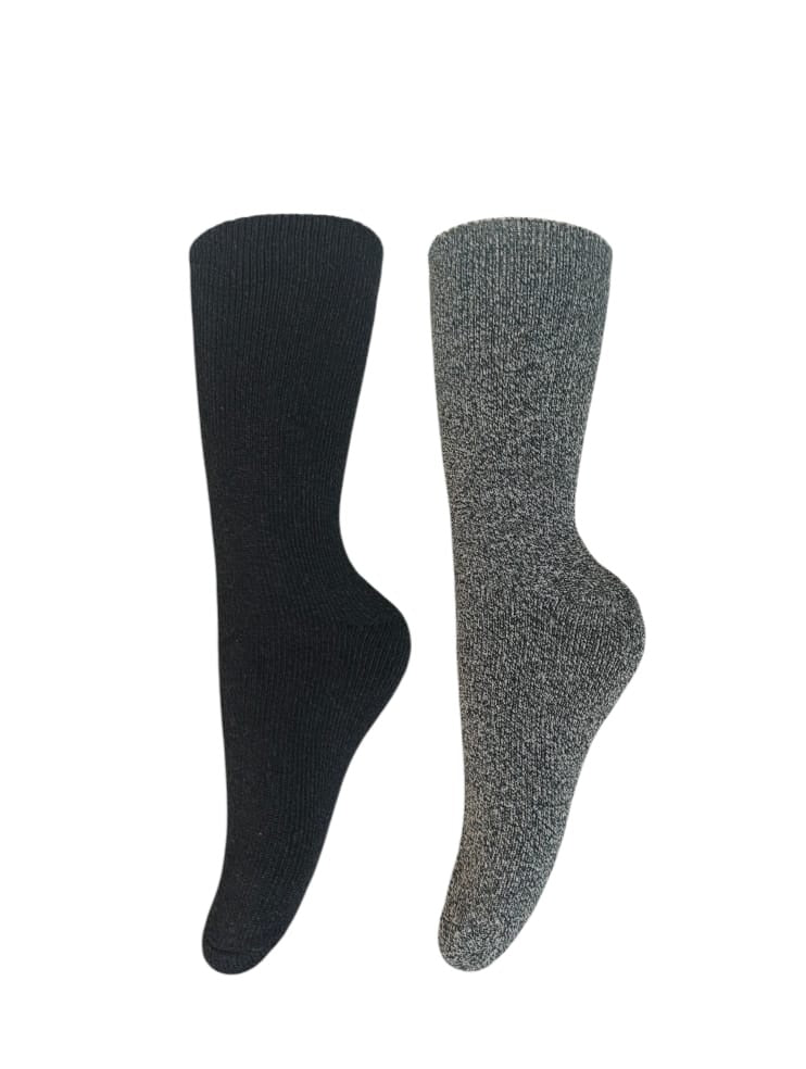 Calcetines Hombre Bipack Algodón Jaspeado Sin Elástico – Cómodos y Cálidos