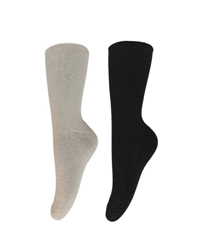 Calcetines Hombre Bipack Algodón Jaspeado Sin Elástico – Cómodos y Cálidos