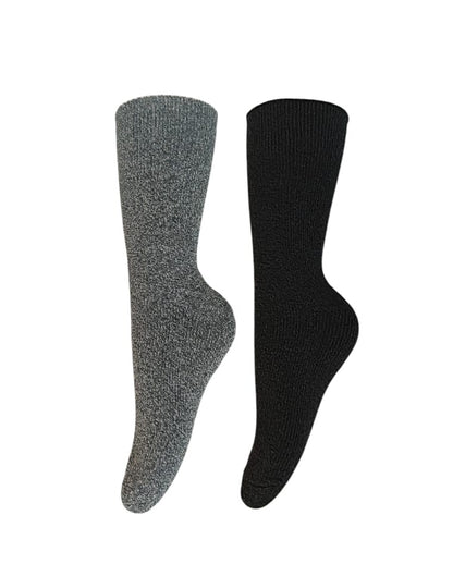 Calcetines Hombre Bipack Algodón Jaspeado Sin Elástico – Cómodos y Cálidos