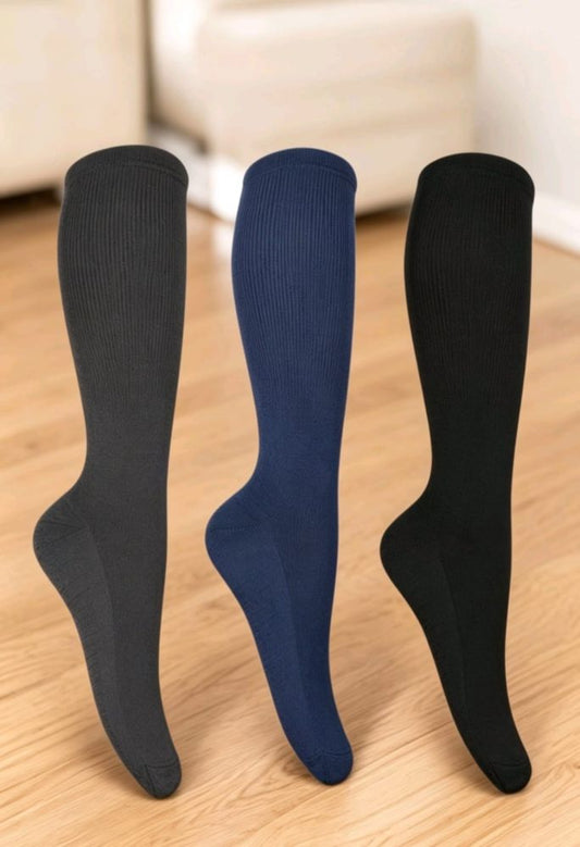 Calcetines de Compresión para Várices Hombre 20 Denier – Soporte Diario – 6 Bipack (12 Pares)