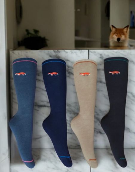 SKU 8041 BIPACK CALCETIN ALGODON CON DISEÑO