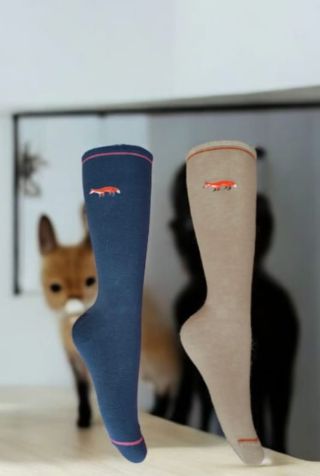 SKU 8041 BIPACK CALCETIN ALGODON CON DISEÑO