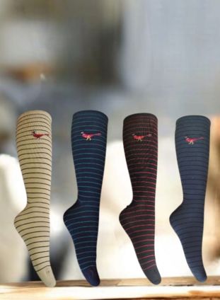 SKU 8042 BIPACK CALCETIN ALGODON CON DISEÑO