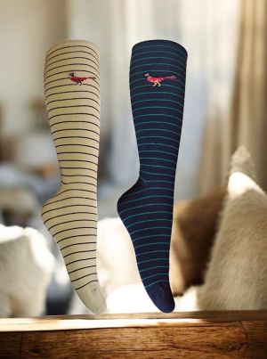 SKU 8042 BIPACK CALCETIN ALGODON CON DISEÑO