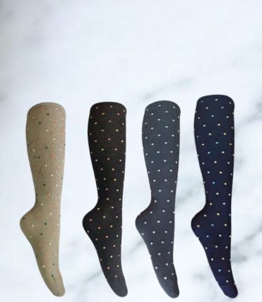 SKU 8044 BIPACK CALCETIN ALGODON CON DISEÑO