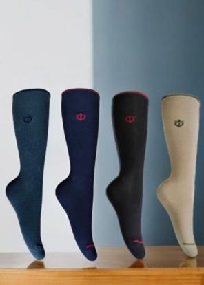 Calcetines Lisos con Escudo Hombre, 6 Bipack 12 Pares