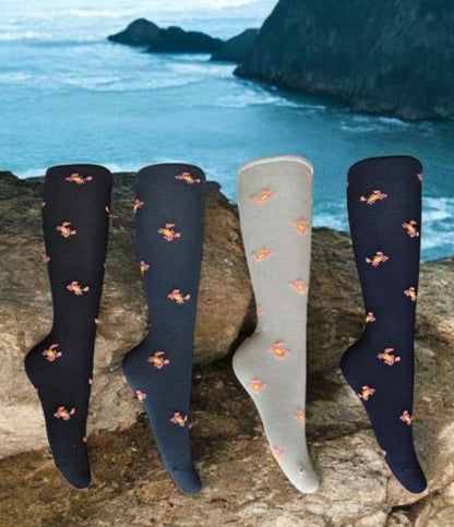 Calcetines Hasta la Rodilla Cangrejos Hombre, 6 Bipack