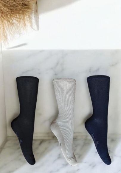 SKU 9065B BIPACK CALCETIN BAMBOO