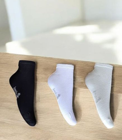 Tobilleros de Bambú Hombre, 6 Bipack 12 Pares