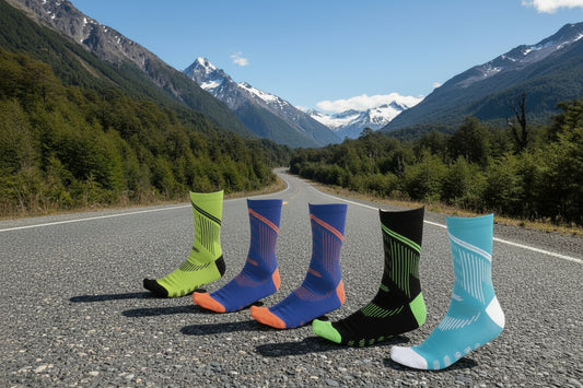 Calcetines de Ciclismo Compresión Ligera Pack 12 Pares – Colores Surtidos