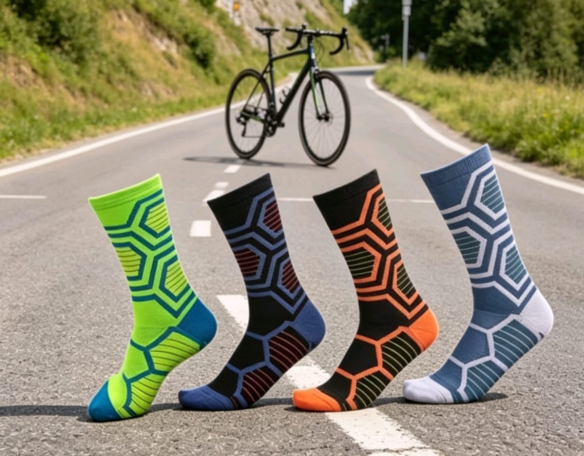Calcetines de Ciclismo Compresión Ligera Pack 12 Pares – Colores Surtidos