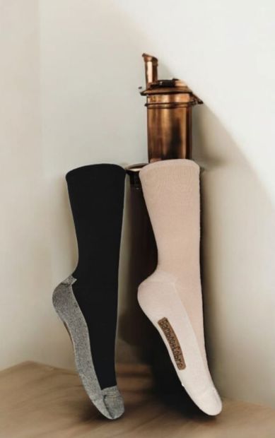 SKU CU1305 BIPACK CALCETIN, BAMBOO/COBRE