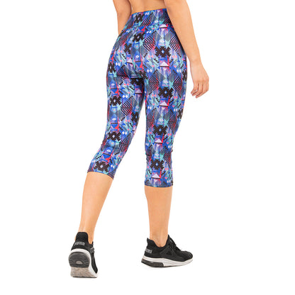Calza de Yoga Azulina Mujer, Ajustada, 3 Tallas - foto 2