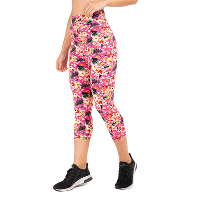 Calza Floreada Mujer, Diseño Único, 3 Tallas