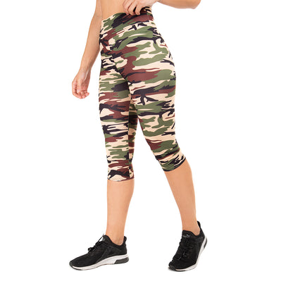 Calza de Yoga Camuflaje Mujer, Negra, 3 Tallas - foto 2